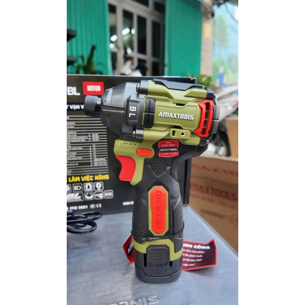 Máy Vặn Vít Pin Amaxtools AV18514SA (16V) Lực Siết 185Nm