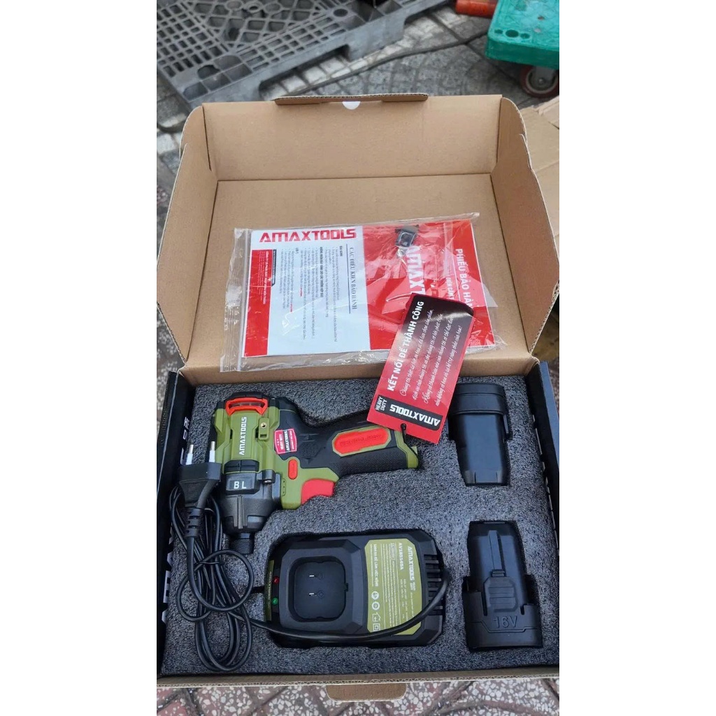 Máy Vặn Vít Pin Amaxtools AV18514SA (16V) Lực Siết 185Nm