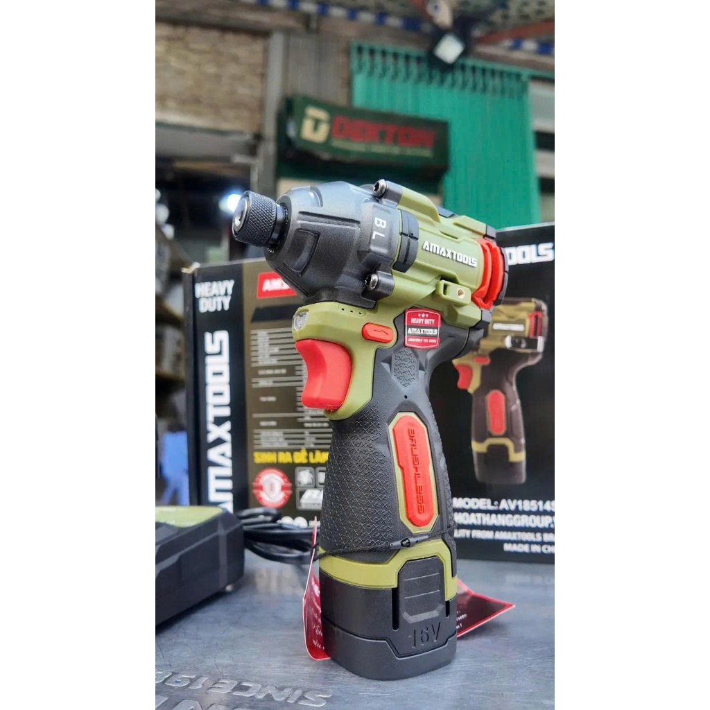 Máy Vặn Vít Pin Amaxtools AV18514SA (16V) Lực Siết 185Nm