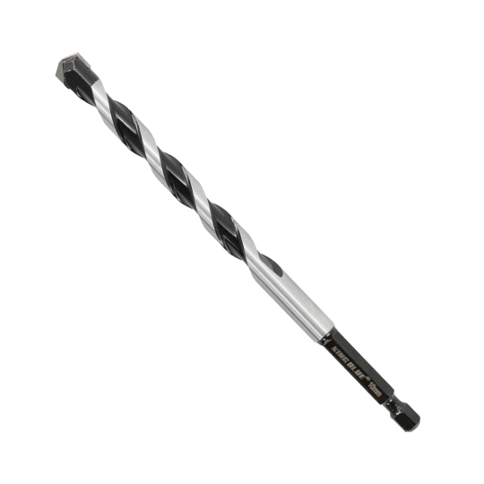 Mũi khoan không tắc kê KINGBLUE KBH2E size mới 3-3.2mm Mũi khoan đa năng lục giác 2 cạnh nhựa, gỗ, bê tông nhẹ, tường