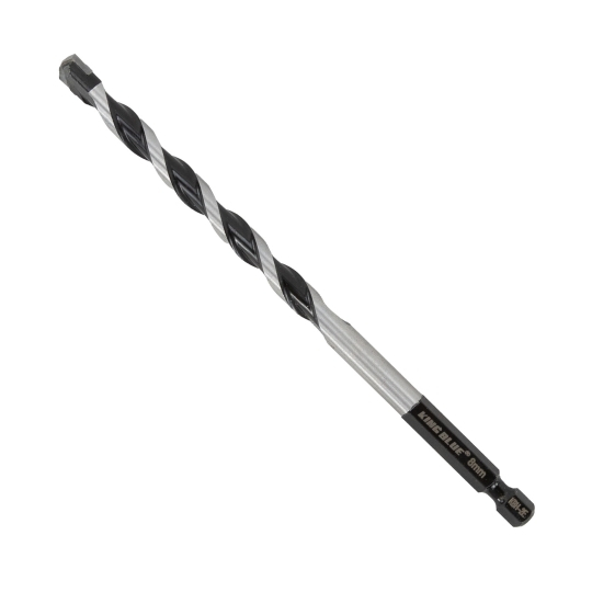 Mũi khoan không tắc kê KINGBLUE KBH2E size mới 3-3.2mm Mũi khoan đa năng lục giác 2 cạnh nhựa, gỗ, bê tông nhẹ, tường