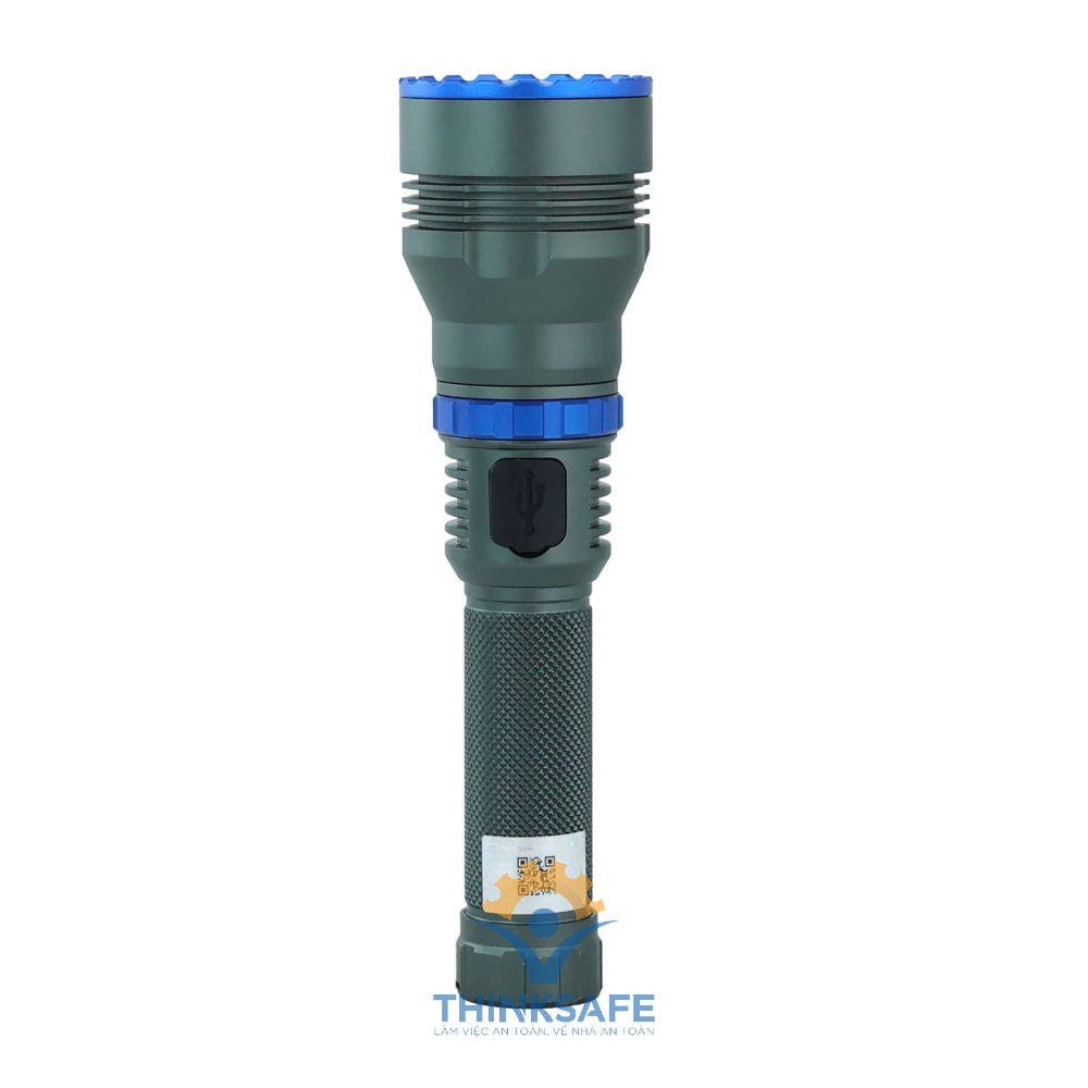 Đèn pin siêu sáng KINGBLUE LED1000 có chế độ turbo 30s khoảng cách chiếu sáng 920m có chức năng sạc dự phòng