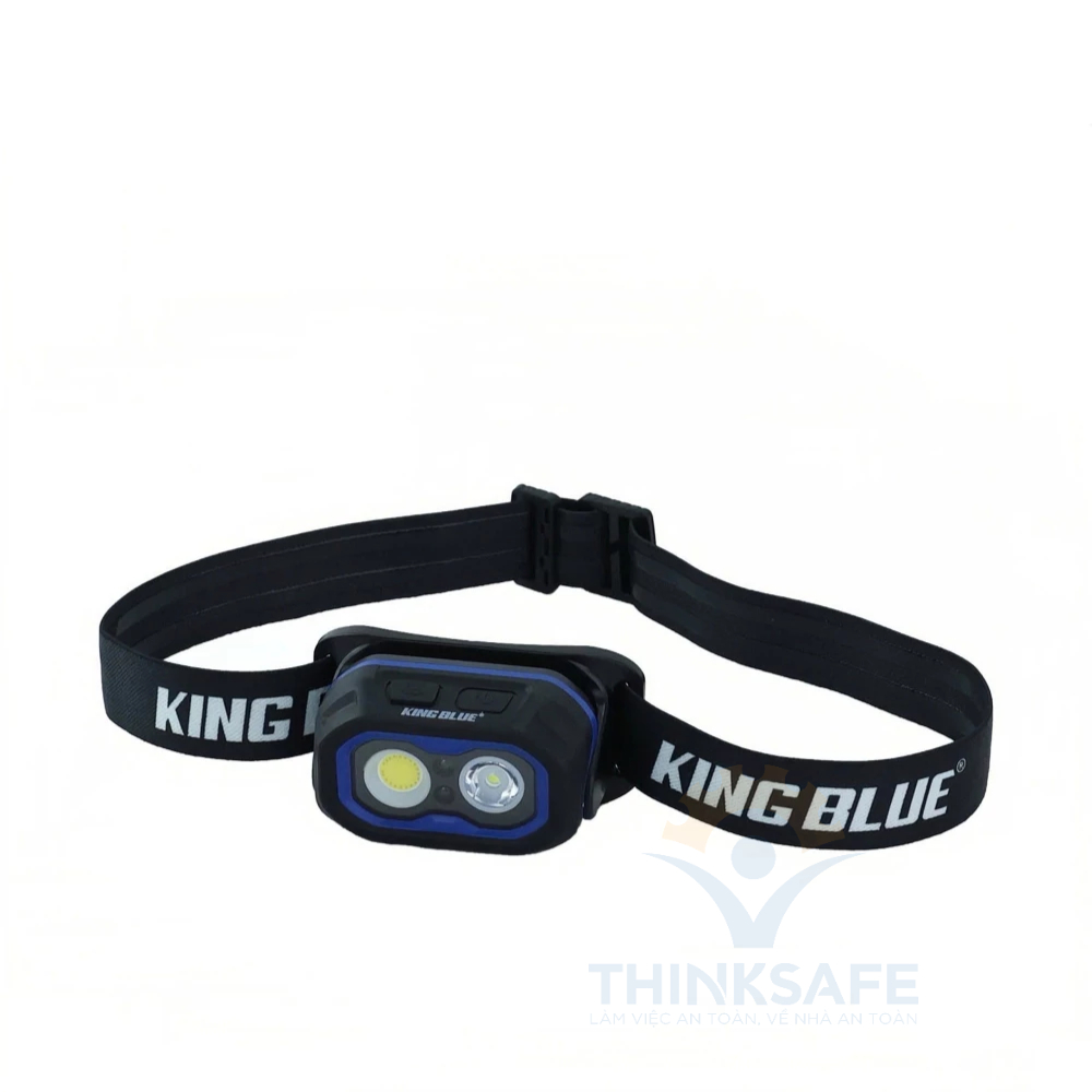 Đèn led đội đầu Kingblue LED500/ LED800 Có chế độ cảm biến, nhiều chế độ sáng Đèn pin đội đầu siêu sáng, bảo hành 1 năm