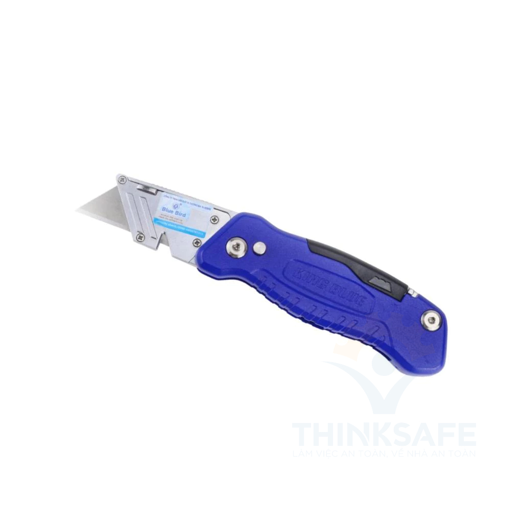 Dao rọc cáp đa năng KingBlue KJH-04/05 thép SK4 Nhật Bản, Dao rọc giấy đầu vít đóng/mở sử dụng ở góc 90 độ và 180 độ