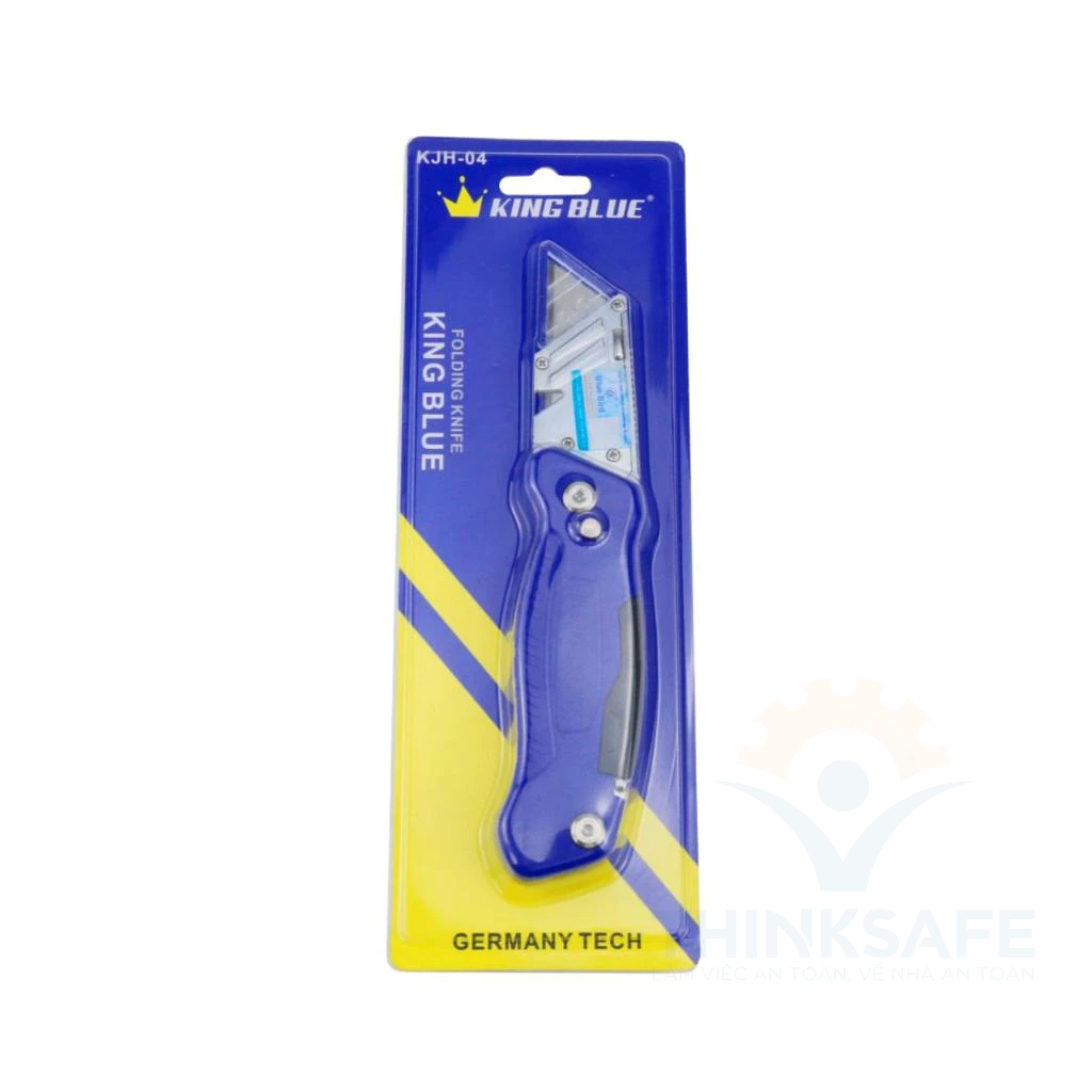 Dao rọc cáp đa năng KingBlue KJH-04/05 thép SK4 Nhật Bản, Dao rọc giấy đầu vít đóng/mở sử dụng ở góc 90 độ và 180 độ