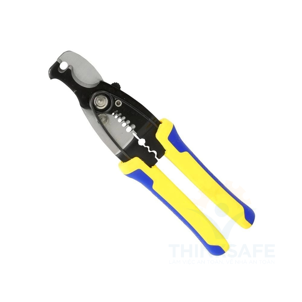 Kìm tuốt dây điện KingBlue KND180/KND205 chiều dài 180-205mm, chất liệu thép crv Kìm uốn, cắt, tuốt dây điện đa năng