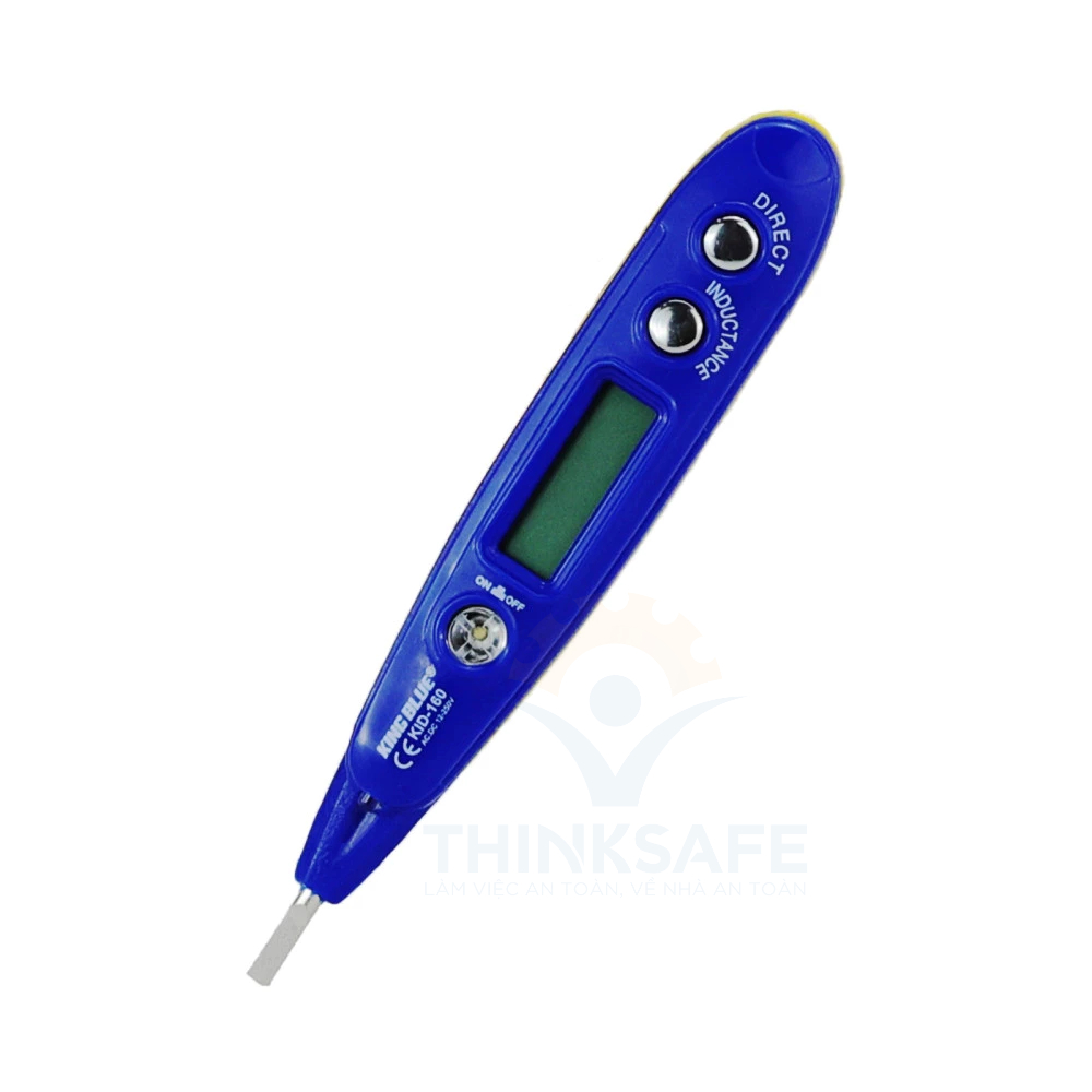Bút thử điện thông minh KingBlue KID160 màn hình kép, LCD và đèn hiển thị số, vít dò điện cảm ứng, không dùng pin