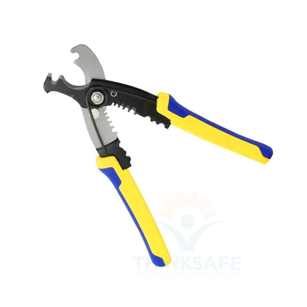 Kìm tuốt dây điện KingBlue KND180/KND205 chiều dài 180-205mm, chất liệu thép crv Kìm uốn, cắt, tuốt dây điện đa năng
