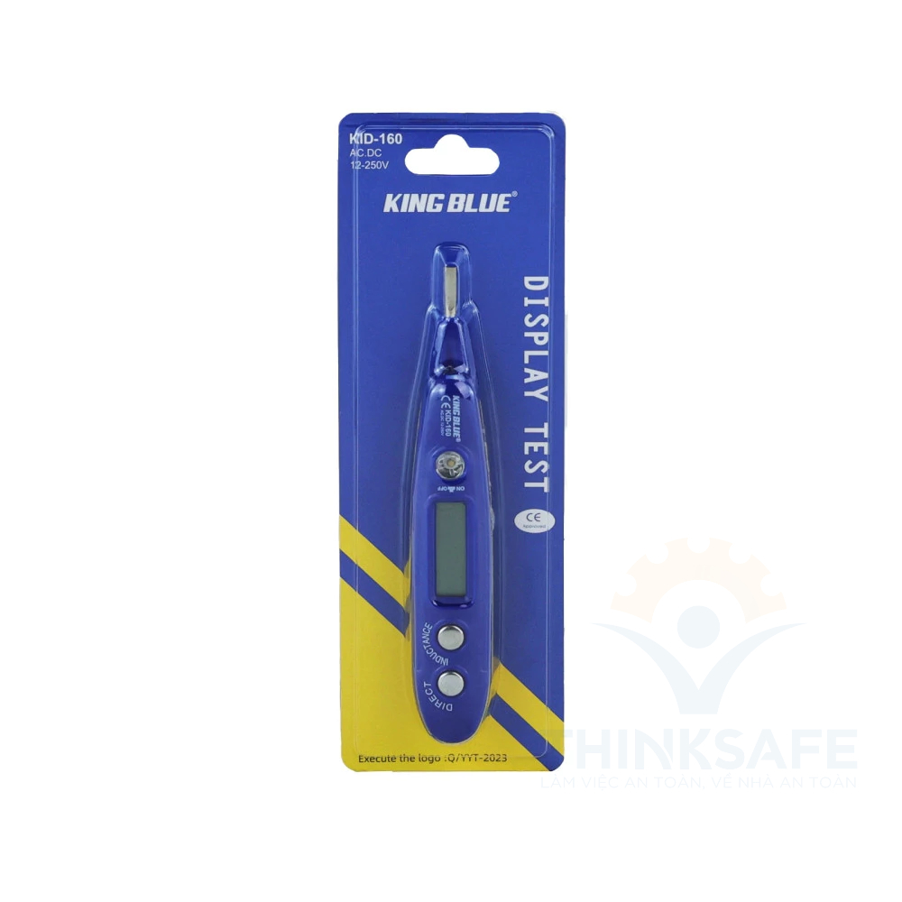 Bút thử điện thông minh KingBlue KID160 màn hình kép, LCD và đèn hiển thị số, vít dò điện cảm ứng, không dùng pin