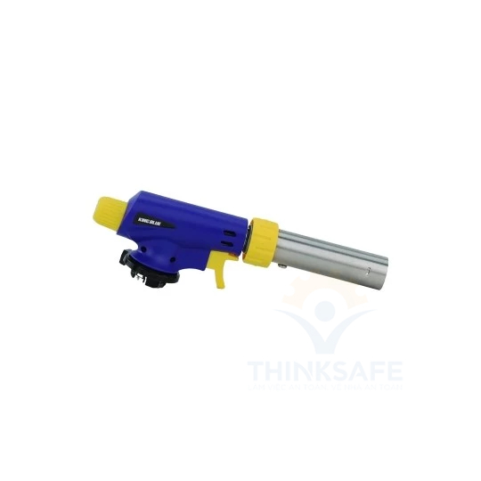 Đầu khò gas mini Kingblue K45M có vòng chỉnh Oxy, đèn khò gas nhiệt độ 1300 độ, kích thước đầu 22mm