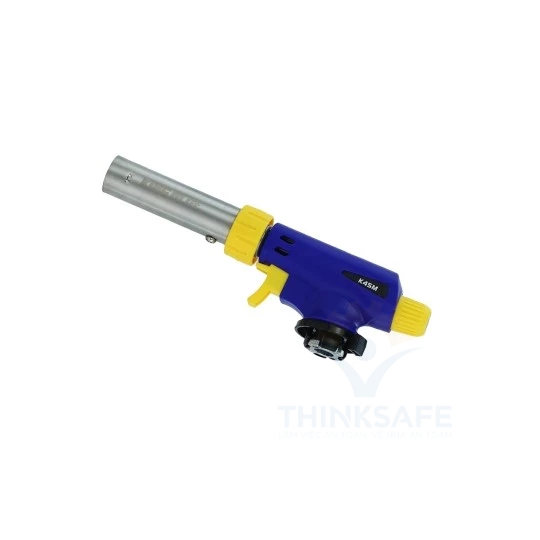 Đầu khò gas mini Kingblue K45M có vòng chỉnh Oxy, đèn khò gas nhiệt độ 1300 độ, kích thước đầu 22mm