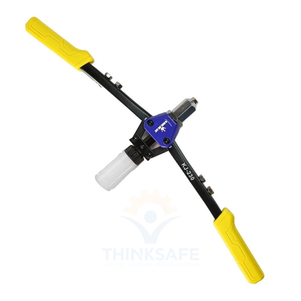 Kìm Rút Đinh Công Nghiệp KingBlue KJ-230 Kìm rút rive chiều dài 34cm thân thép, cán bọc nhựa PVC rút đinh 2.4-6.4mm