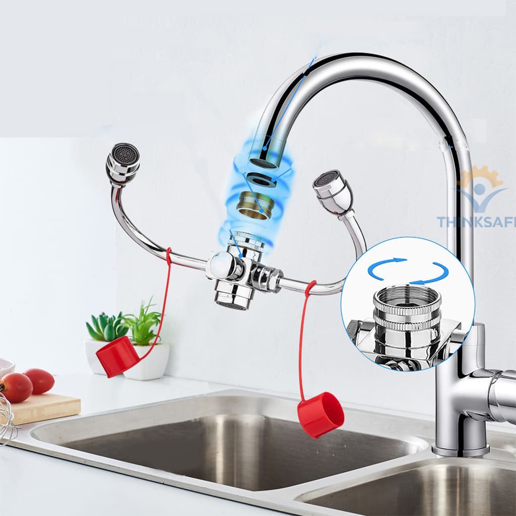 Vòi rửa tay kết hợp rửa mắt khẩn cấp HIST3H-2WQ