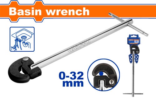 Cờ lê vặn ống nước góc hẹp ba chiều WADFOW WBF1732