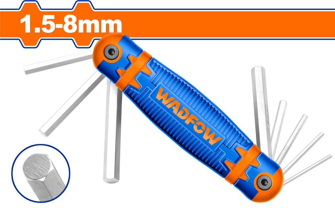 Bộ 7-8 chìa lục giác  WADFOW WHK1671, WHK1281