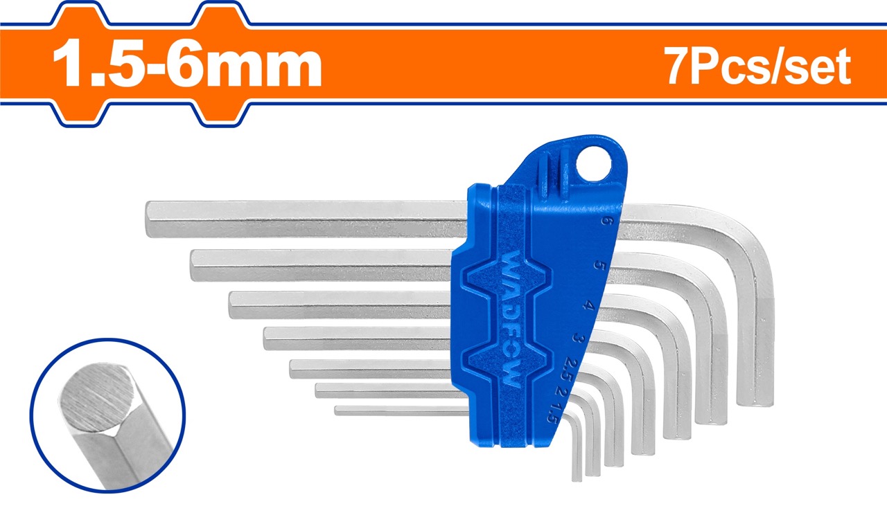 Bộ 7-8 chìa lục giác  WADFOW WHK1671, WHK1281
