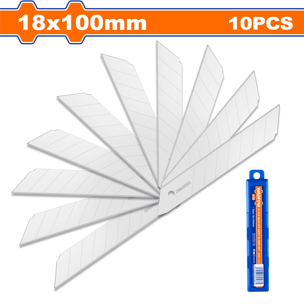 Bộ 10 lưỡi dao rời  WADFOW WMK1K09, WMK1K18, WMK1K61