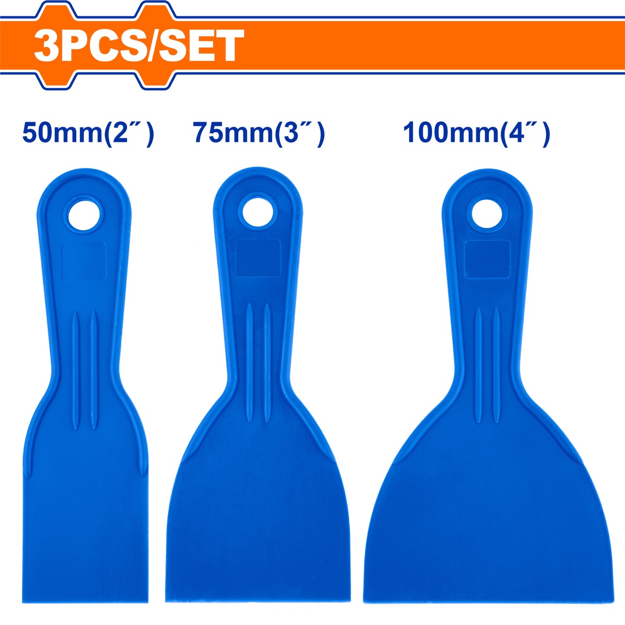 Bộ dụng cụ trét nhựa 3 trong 1 WADFOW WPT3133