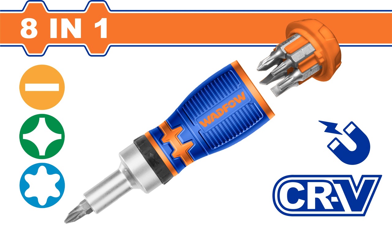 Bộ tua vít 8 trong 1 WADFOW WSS8608