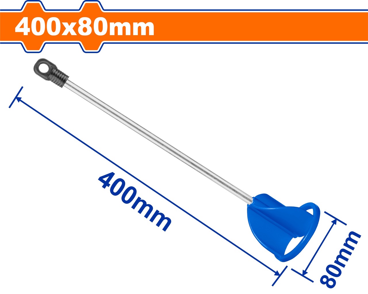 Cần trộn sơn Wadfow WXE1308 WXE2306 WXE2308 WXE2310 phù hợp với dụng cụ có đầu lục giác lỗ treo cao su - Thinksafe