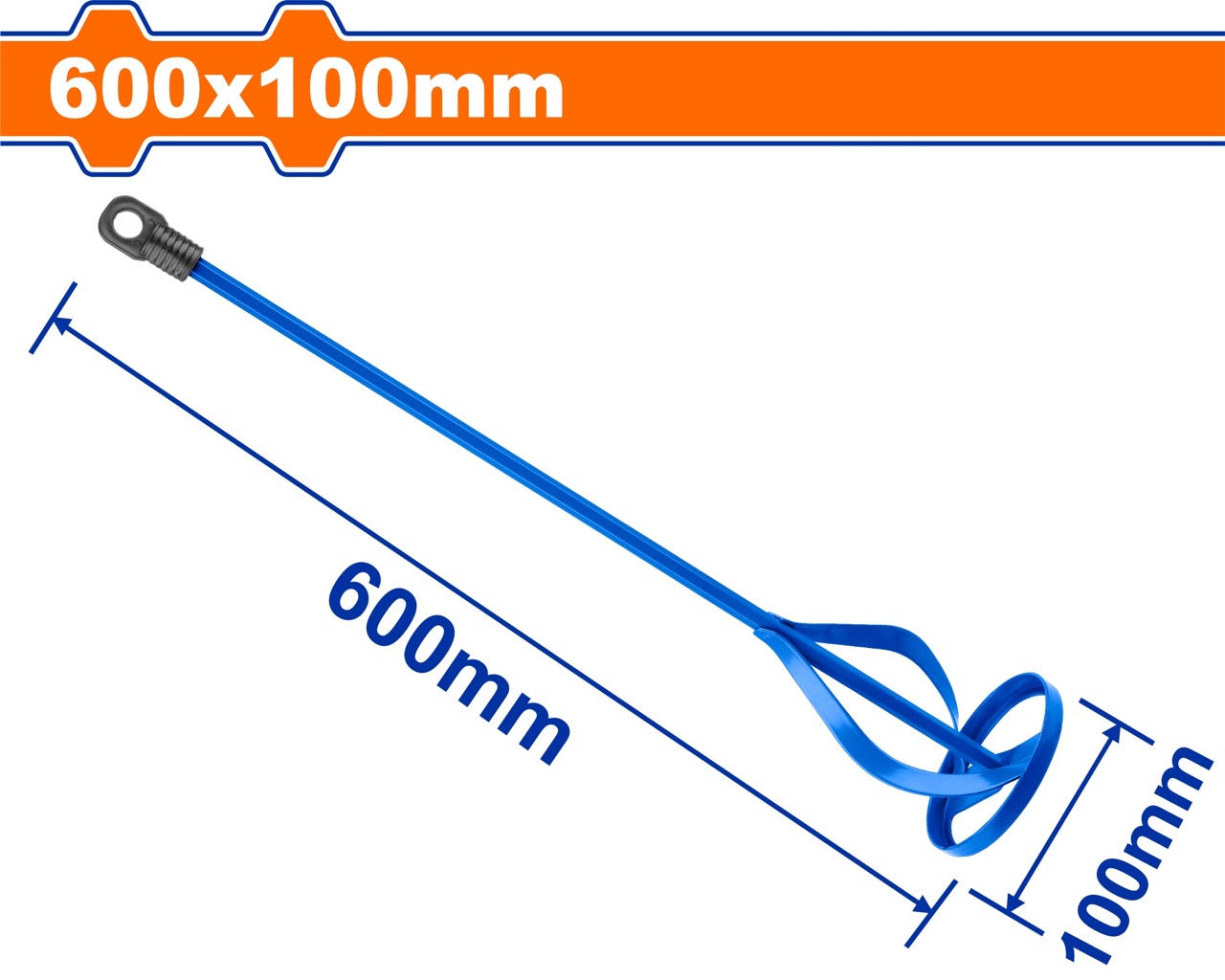 Cần trộn sơn Wadfow WXE1308 WXE2306 WXE2308 WXE2310 phù hợp với dụng cụ có đầu lục giác lỗ treo cao su - Thinksafe