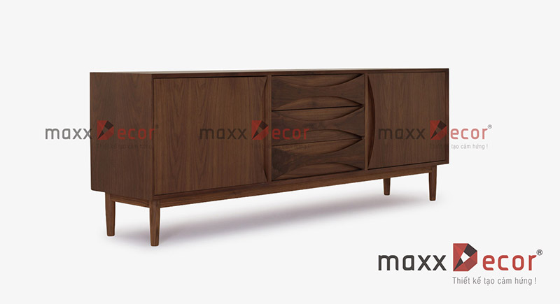 KỆ TI VI GỖ ÓC CHÓ MK 92W