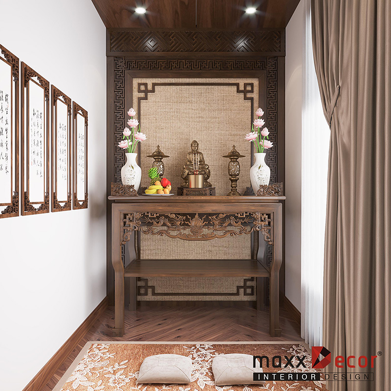 Nội thất gỗ óc chó cao cấp biệt thự Sao Biển