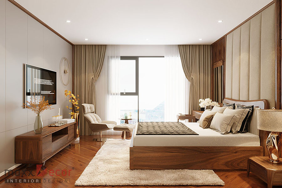 Nội thất căn hộ chung cư 120m tòa King Palace