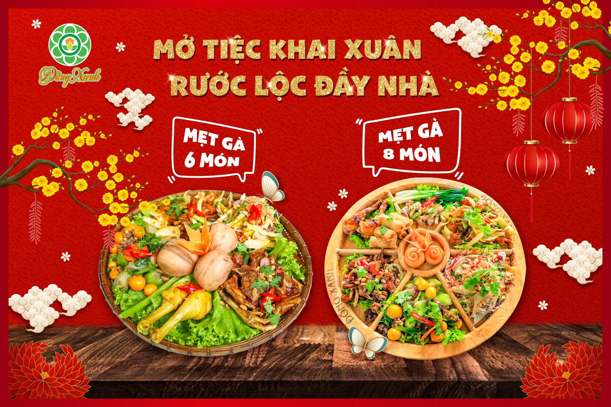 🍾💵 MỞ TIỆC KHAI XUÂN, RƯỚC LỘC ĐẦY NHÀ CÙNG MẸT GÀ 6,8 MÓN