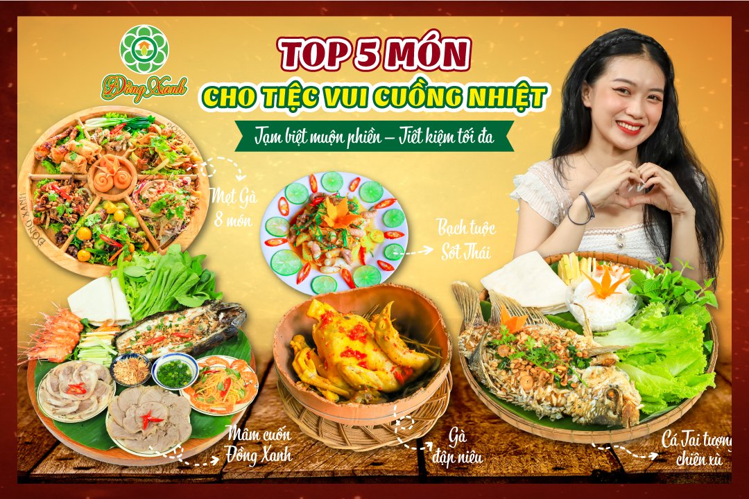 🔥🔥 TOP 5 MÓN PHẢI CÓ ĐỂ TIỆC VUI CUỒNG NHIỆT TẠI ĐỒNG XANH 🔥🔥