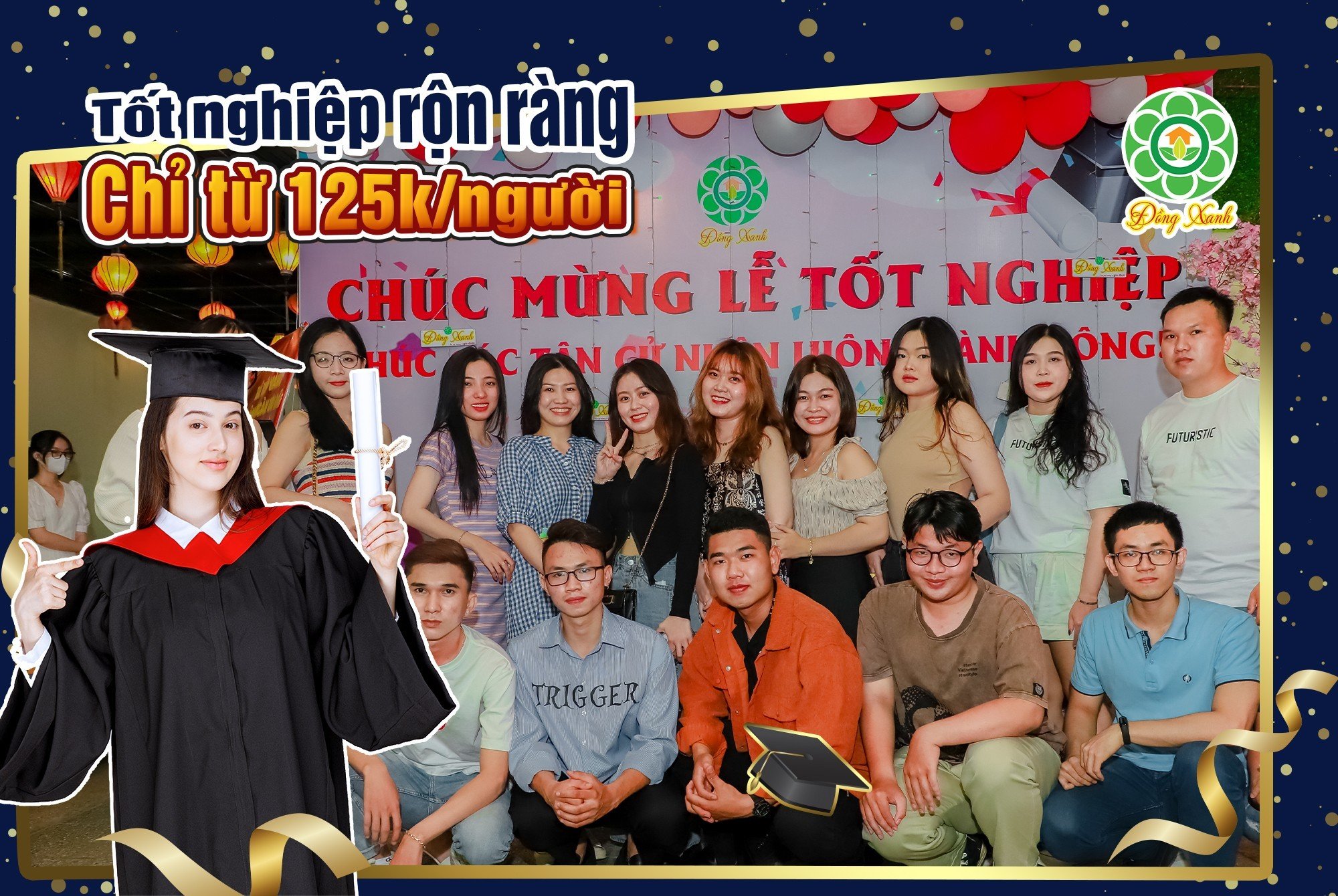 🎓 TIỆC TỐT NGHIỆP TIẾT KIỆM – ĐẾN NGAY ĐỒNG XANH
