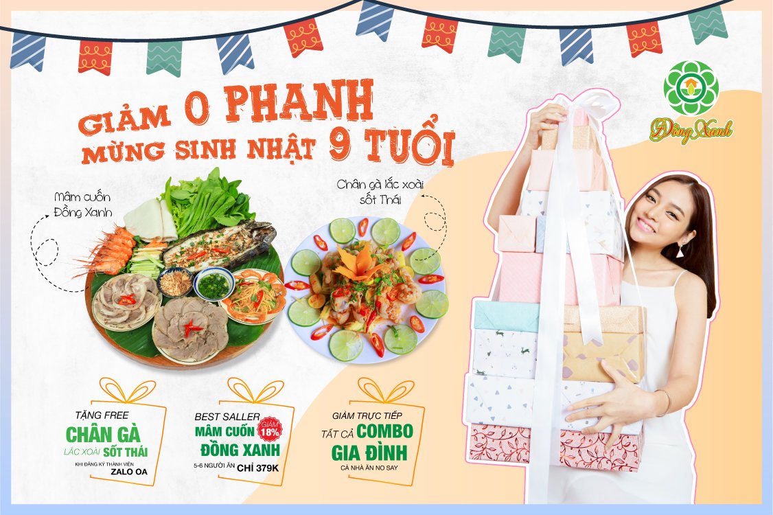 🔥 GIẢM 0 PHANH - MỪNG ĐỒNG XANH 9 TUỔI