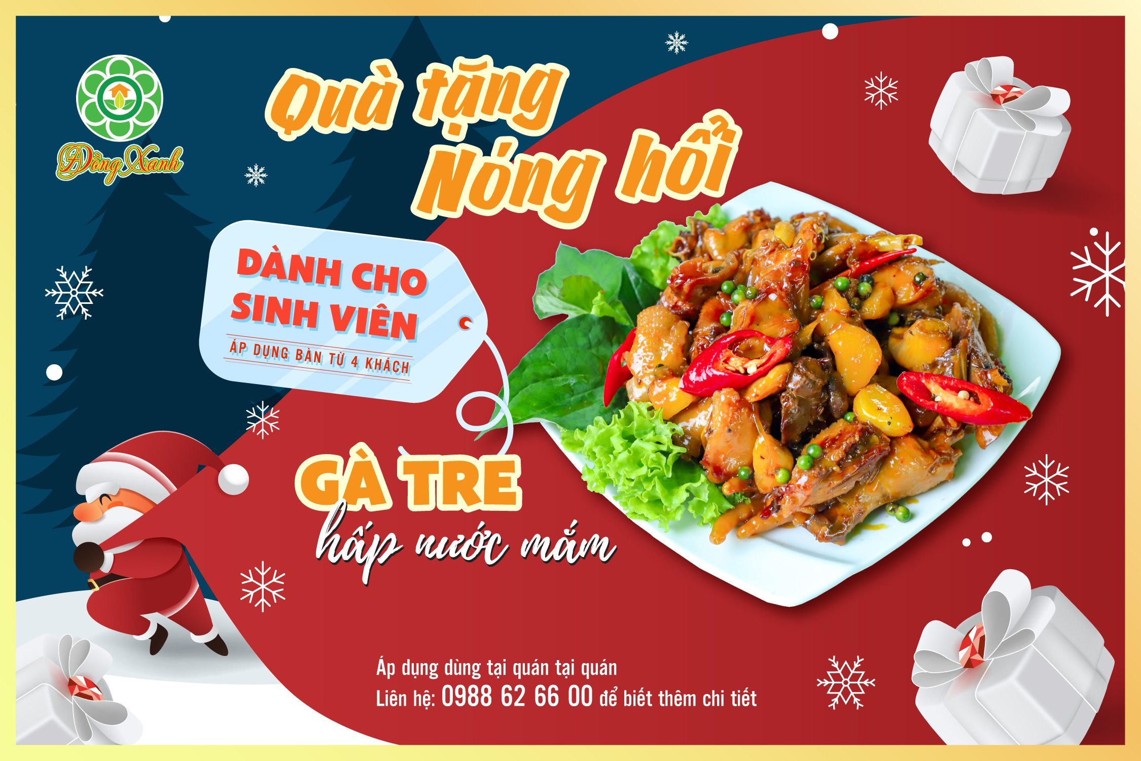 🔥 THẺ SINH VIÊN “QUYỀN LỰC” – GIỰT NGAY 1 CON GÀ TRE HẤP NƯỚC MẮM.