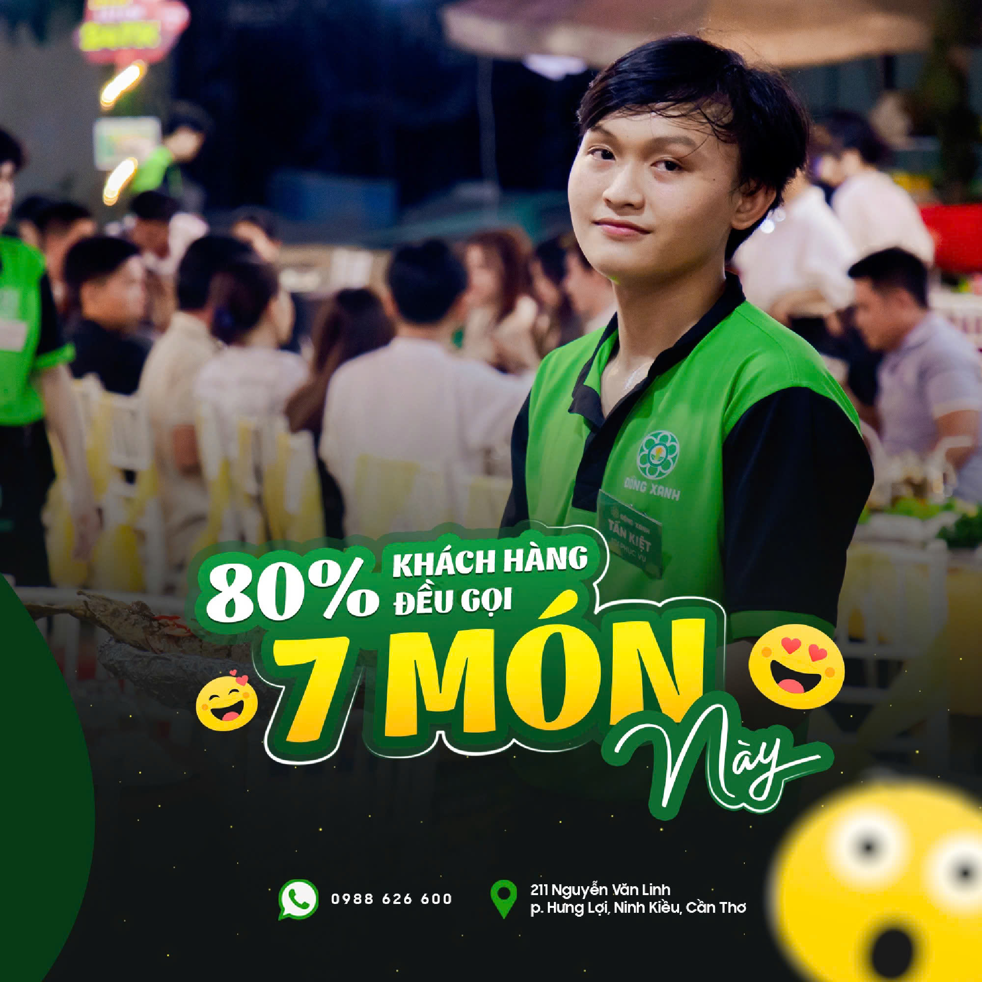 80% KHÁCH HÀNG ĐỒNG XANH ĐỀU GỌI 7 MÓN NÀY