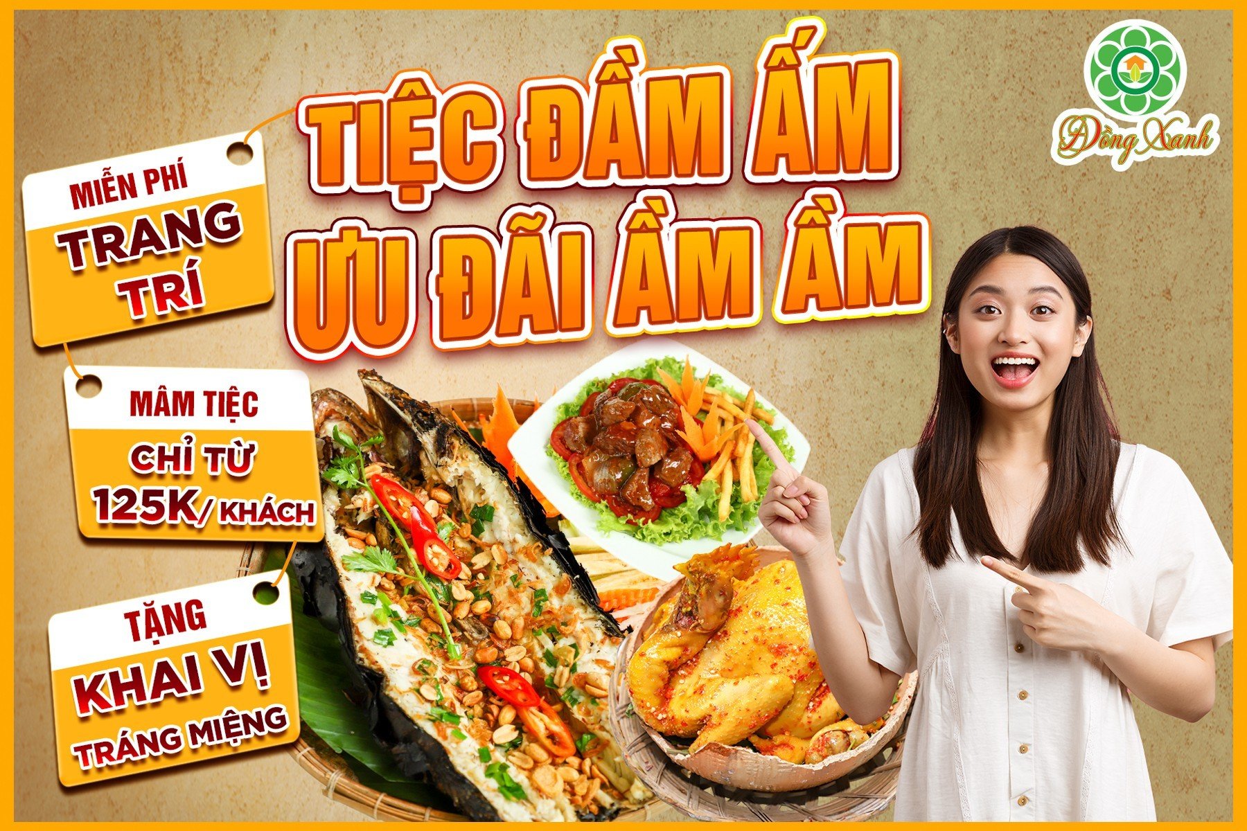 ️🎈 TIỆC ĐẦM ẤM – ƯU ĐÃI ẦM ẦM NGAY TẠI ĐỒNG XANH.