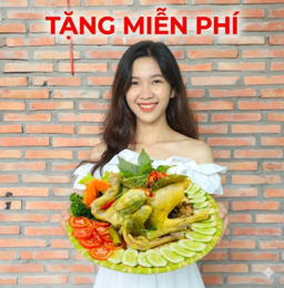 TẶNG MIỄN PHÍ GÀ TRE HẤP LÁ CHANH/ KHAI VỊ 8 MÓN