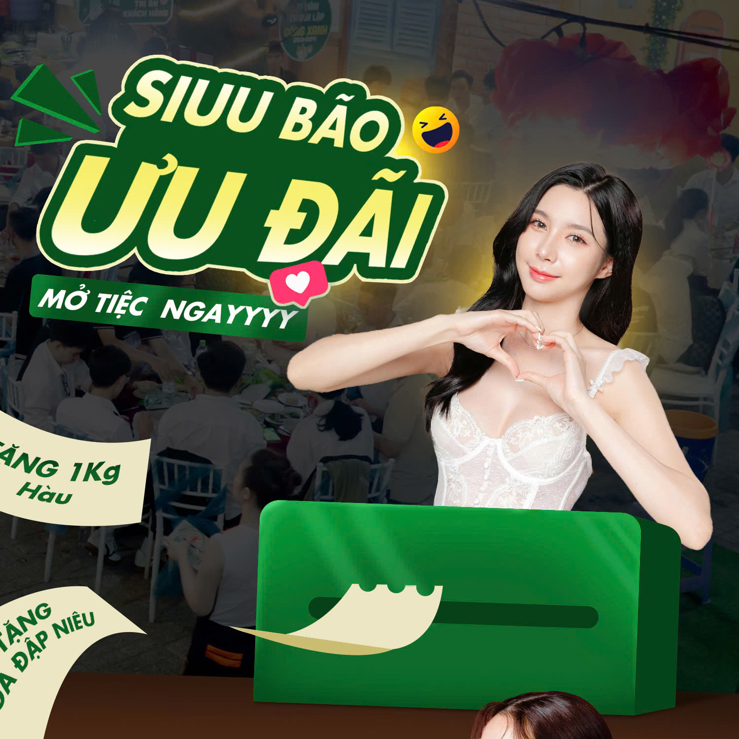 ĐÃI TIỆC KHÔNG ĐẮT – ƯU ĐÃI QUÁ CHẤT!