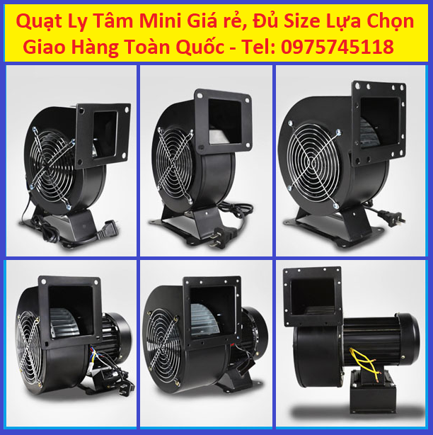 quạt ly tâm mini