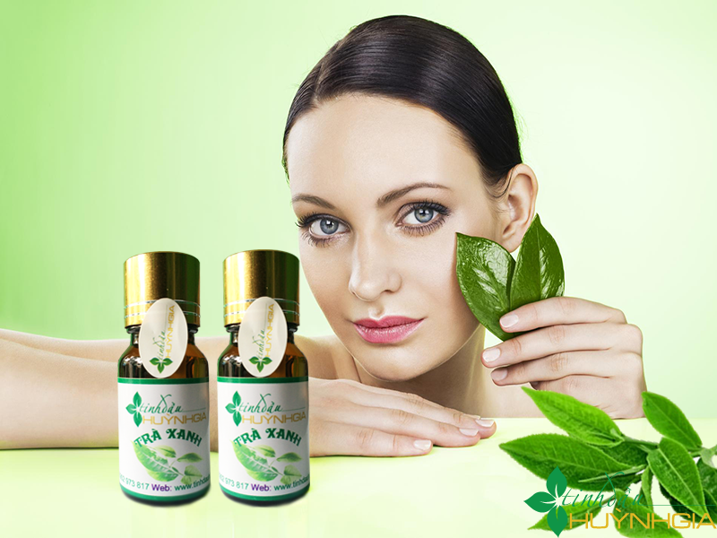 Hết mụn lưng nhờ bí quyết tắm tinh dầu trà xanh