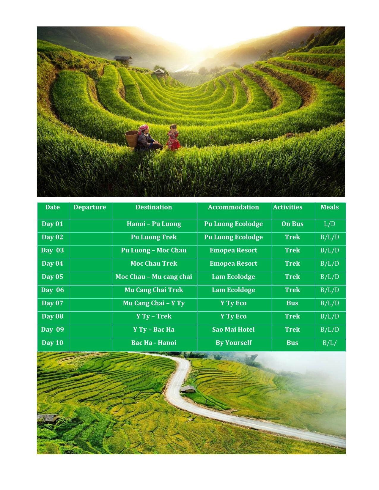10 DAY NORTHERN VIETNAM EPIC TREK | PU LUONG - MU CANG CHAI - BAC HA