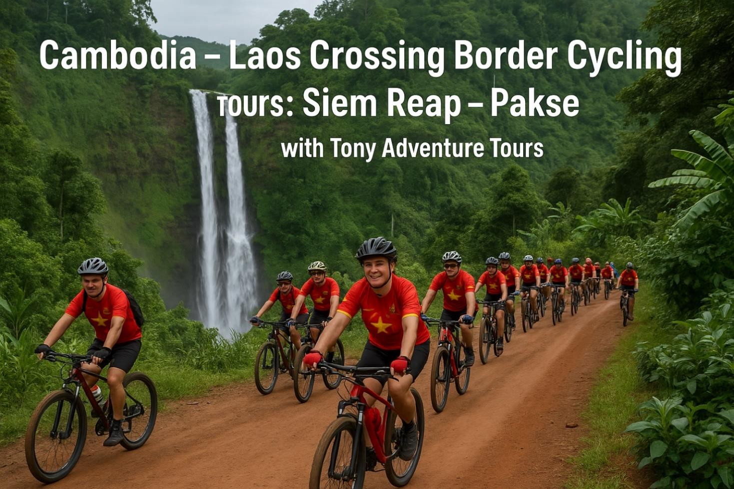 10 DAY CAMBODIA - LAOS CYCLING TOURS | INDOCHINA CROSSING BORDER BIKE ADVENTURE