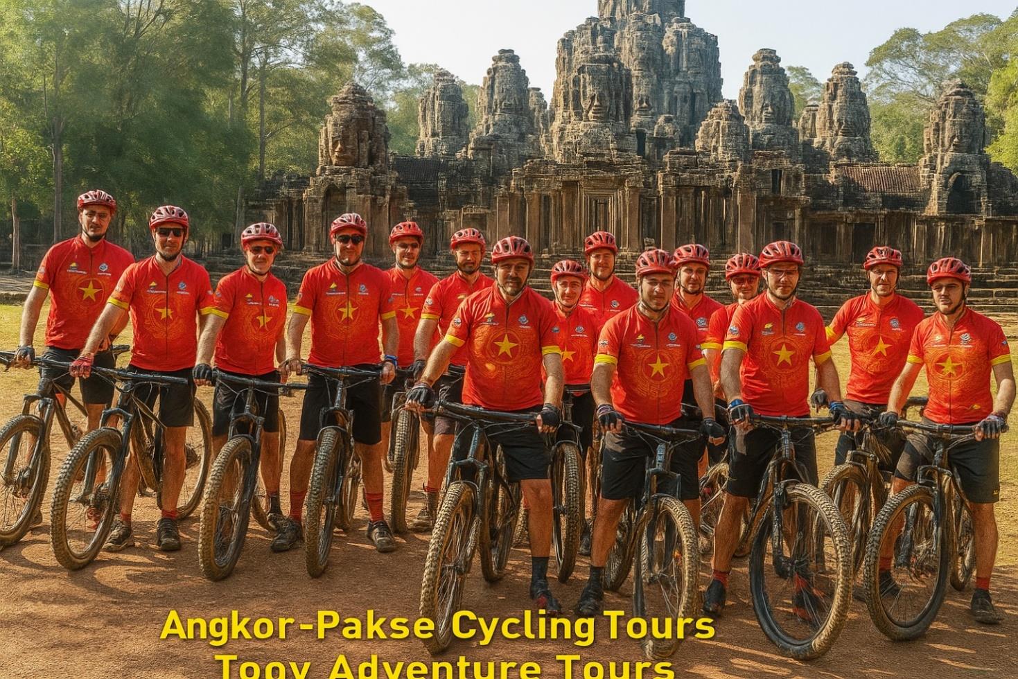 10 DAY CAMBODIA - LAOS CYCLING TOURS | INDOCHINA CROSSING BORDER BIKE ADVENTURE