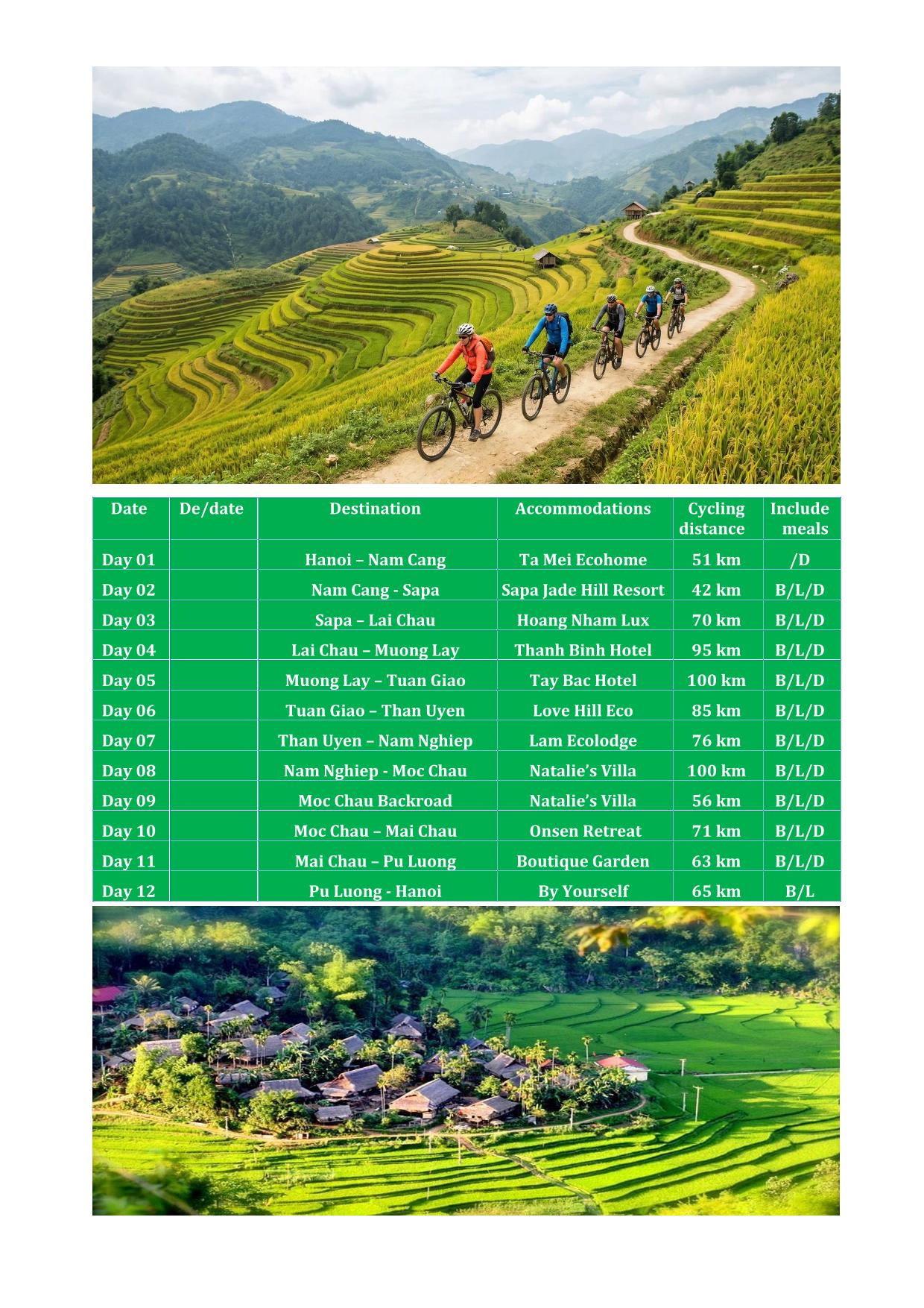 12 DAY NORTHERN VIETNAM GOLDEN TRAIL BIKE TOUR | SAPA - MAI CHAU ADVENTURE