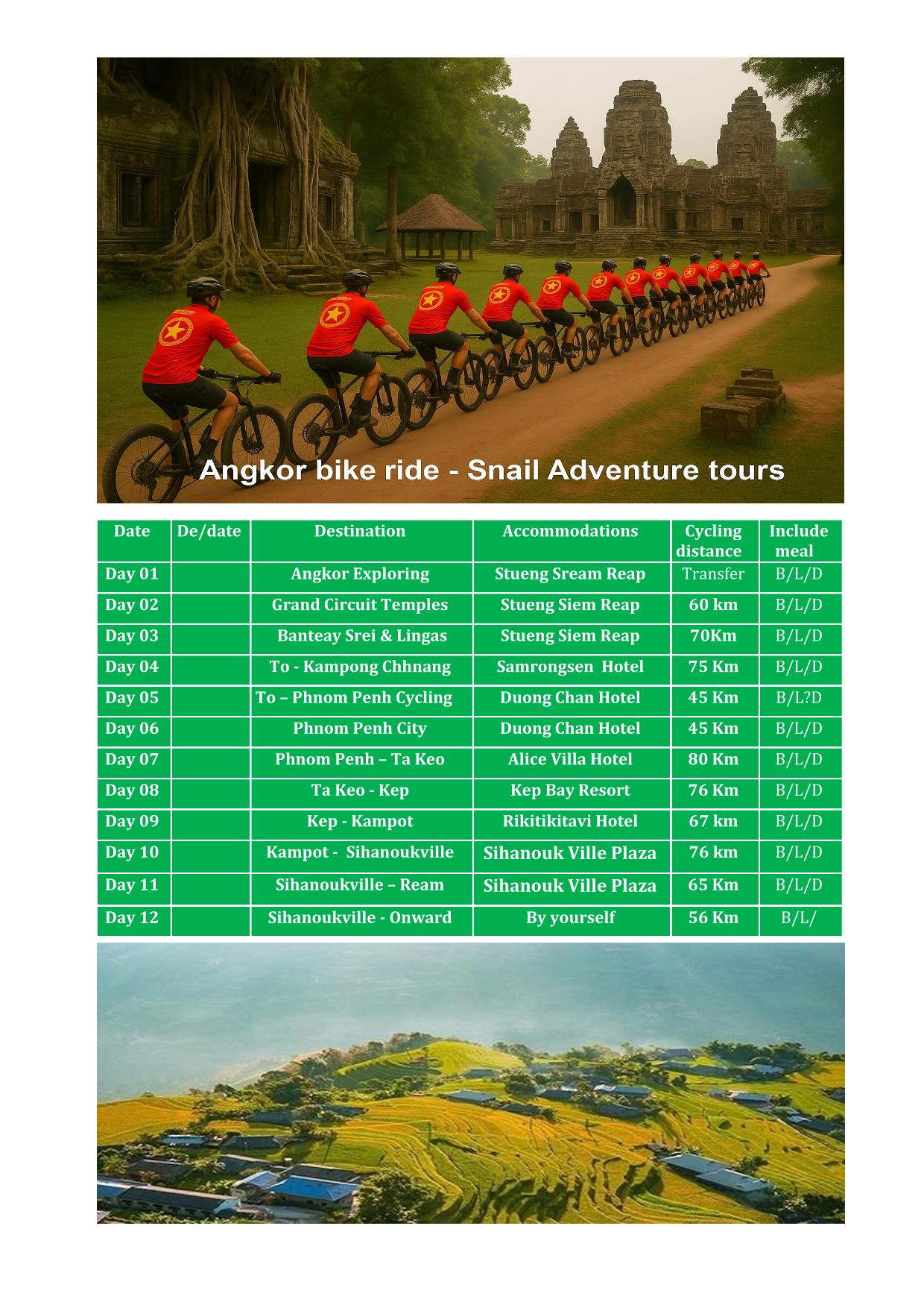 12 DAY CAMBODIA CYCLING TOURS