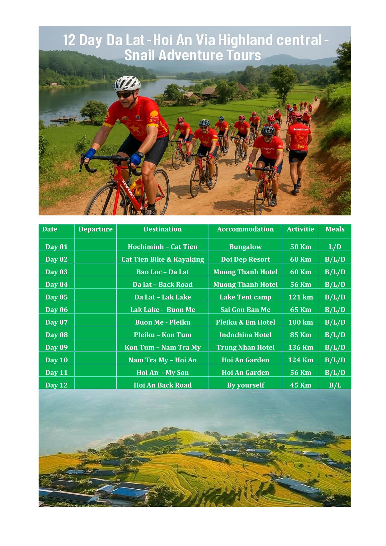 12 DAY HO CHI MINH - HOI AN VIA HIGHLAND CENTRAL