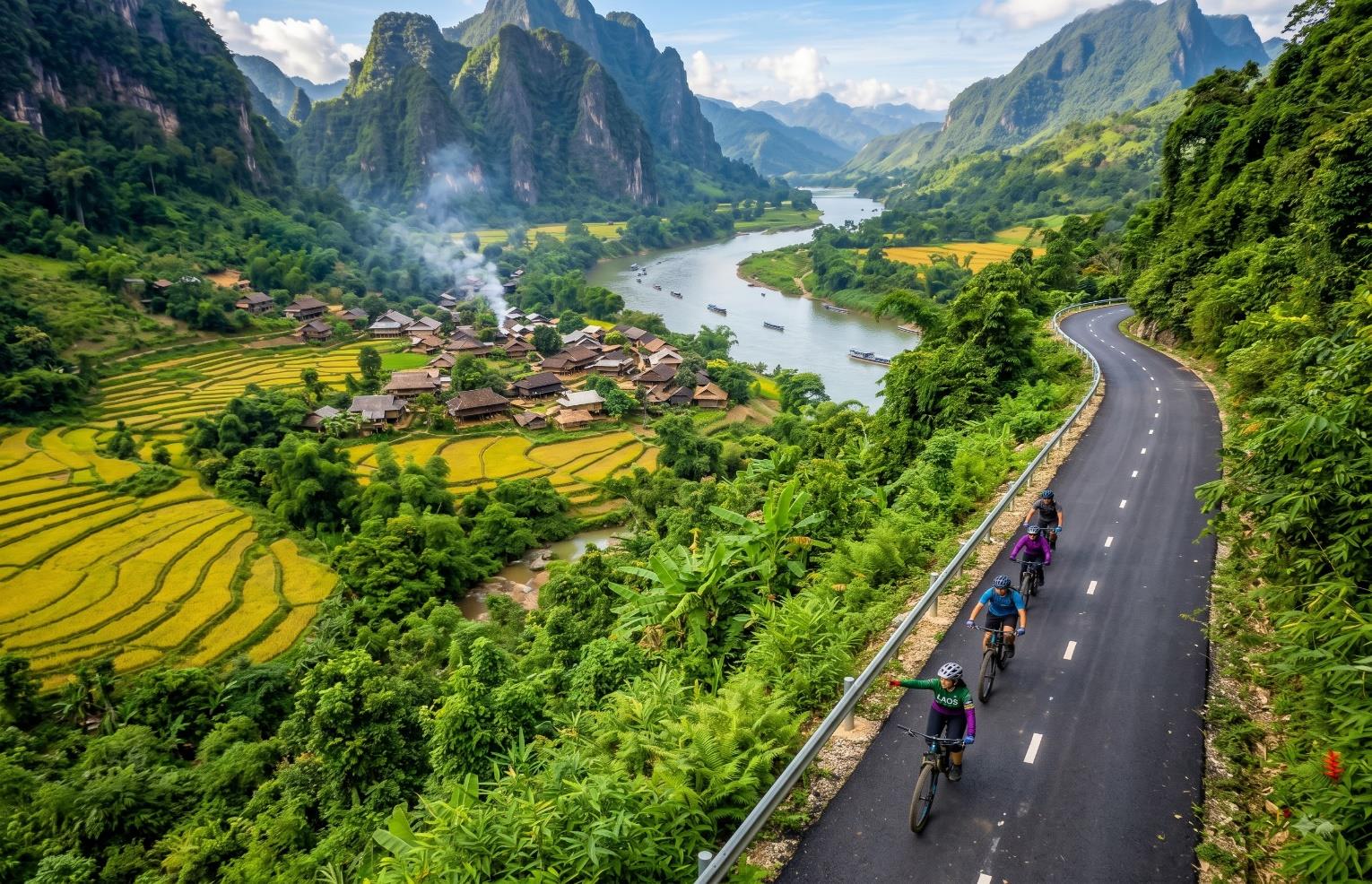 12 DAY NORTHERN LAOS LOOP CYCLING TOURS