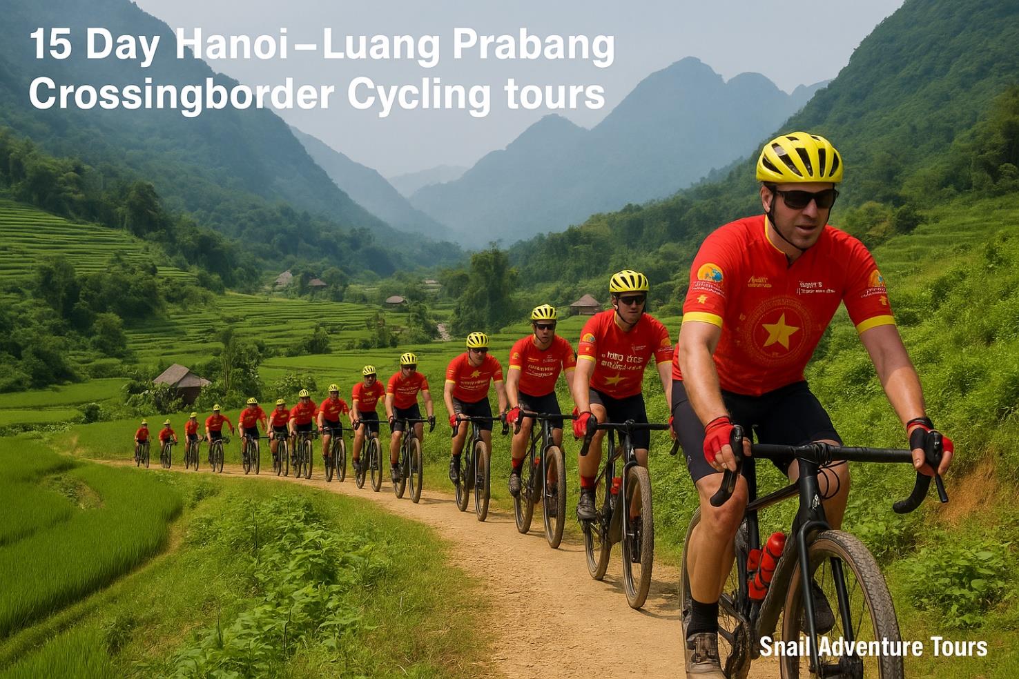 15 DAY VIETNAM - LAOS CROSSING BORDER CYCLING TOUR |HANOI -LUANG PRABANG