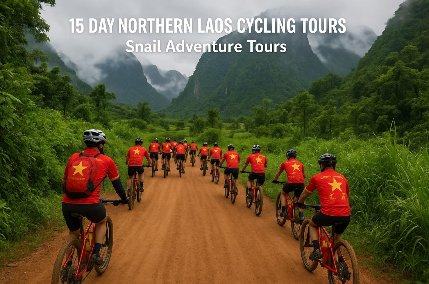 15 DAY NORTHERN LAOS CYCLING TOURS | LUANG PRABANG -VIENTIANE ADVENTURE