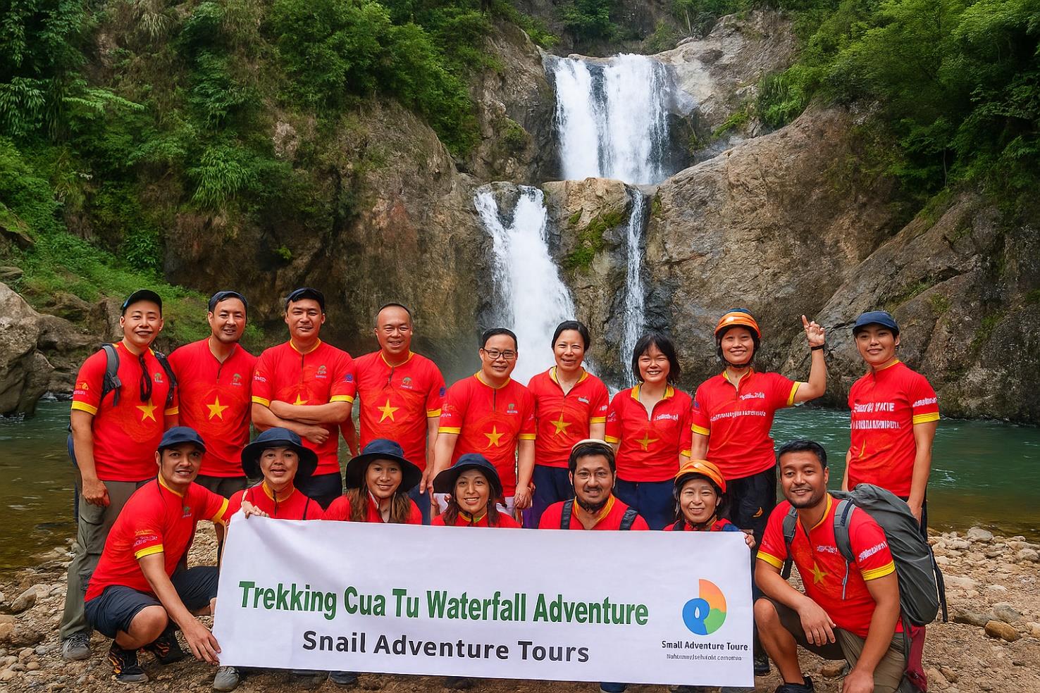 2 DAY CUA TU TREKKING TOUR | PARADISE WATERFALL ADVENTURE