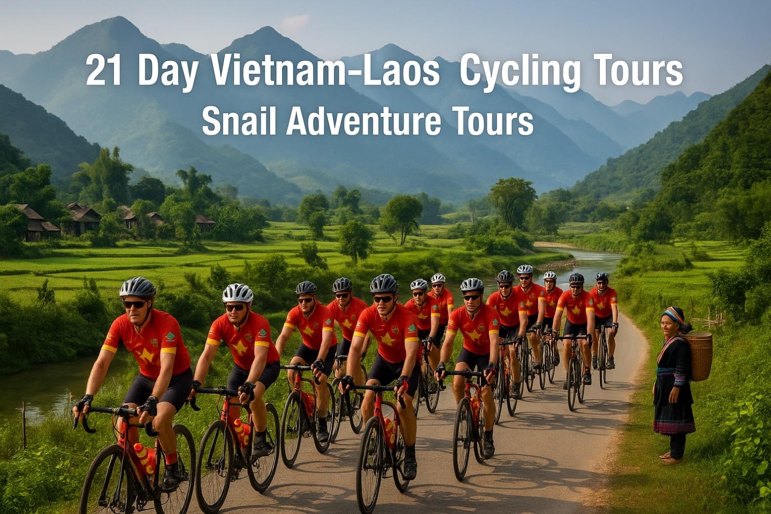 21 DAY VIETNAM TO LAOS CYCLING TOURS | HANOI - VIENTAINE ADVENTURE